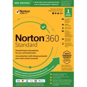 Norton 360 Standard โ 1-Year / 1-Device โ UK/Europe